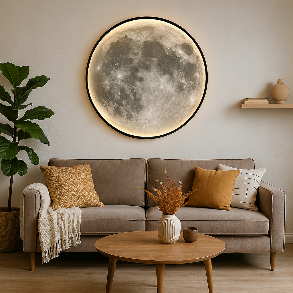Lunara | Realistic Moon Wall Lamp With Soft LED Glow