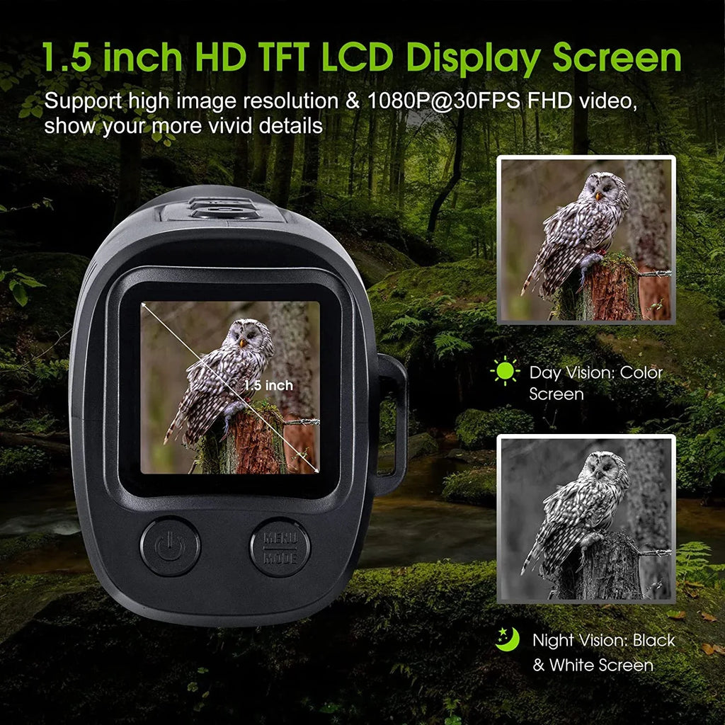 Full HD Thermal Night Vision Camera 2K 1080P 5X Zoom
