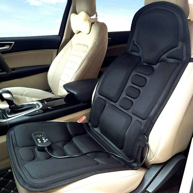 LumaRelief Elite Massage Seat with Heated Back Neck Cushion