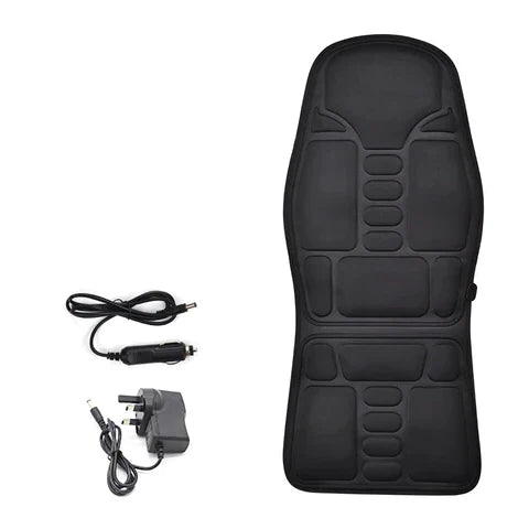 LumaRelief Elite Massagesitz mit beheiztem Rücken-Nacken-Kissen