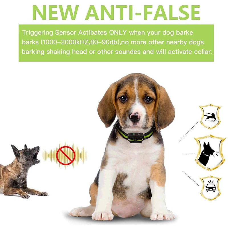 LumaPaw Bark Collar with Rechargeable Smart Shock Control