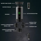 3-in-1 Portable Coffee Maker: Espresso, Cappuccino, Drip