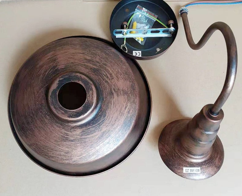 NovaVale Retro Gooseneck Wall Lamp With Dome Shade Accent