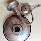 NovaVale Retro Gooseneck Wall Lamp With Dome Shade Accent