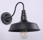 NovaVale Retro Gooseneck Wall Lamp With Dome Shade Accent