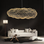 Modern Art Deco Iron Cloud Lamps With Starry LED Dots