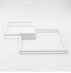 NyraLux Black White Square LED Wall Lamp for Living Room