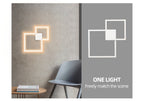 NyraLux Black White Square LED Wall Lamp for Living Room