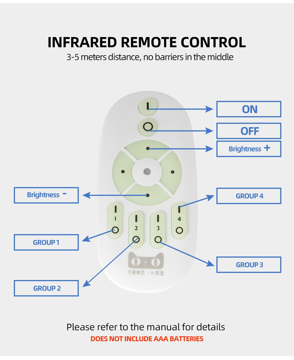 NyraLux Black White Square LED Wall Lamp for Living Room