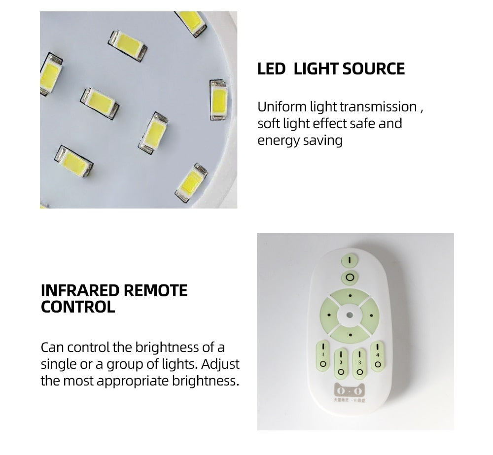 NyraLux Black White Square LED Wall Lamp for Living Room