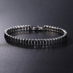 AriaLuxe Chain Tennis Bracelet With High Quality Zirconia Accents For Elegant Sparkling Style