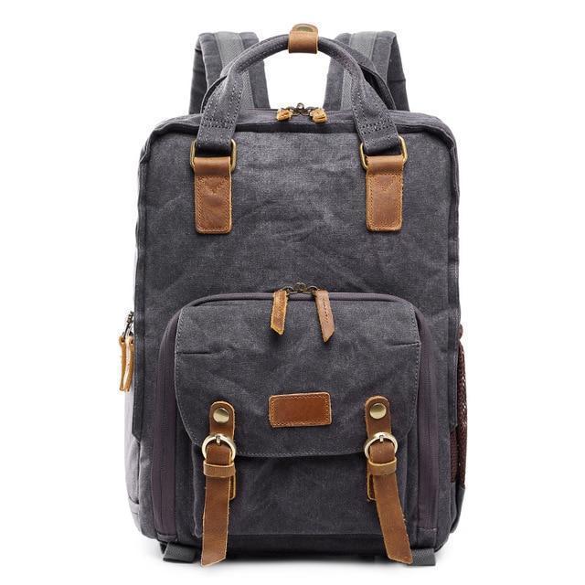 RoveGuard Waterproof Waxed Canvas Camera Backpack Elite