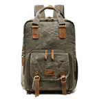 RoveGuard Waterproof Waxed Canvas Camera Backpack Elite