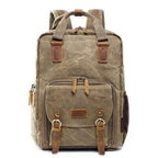 RoveGuard Waterproof Waxed Canvas Camera Backpack Elite