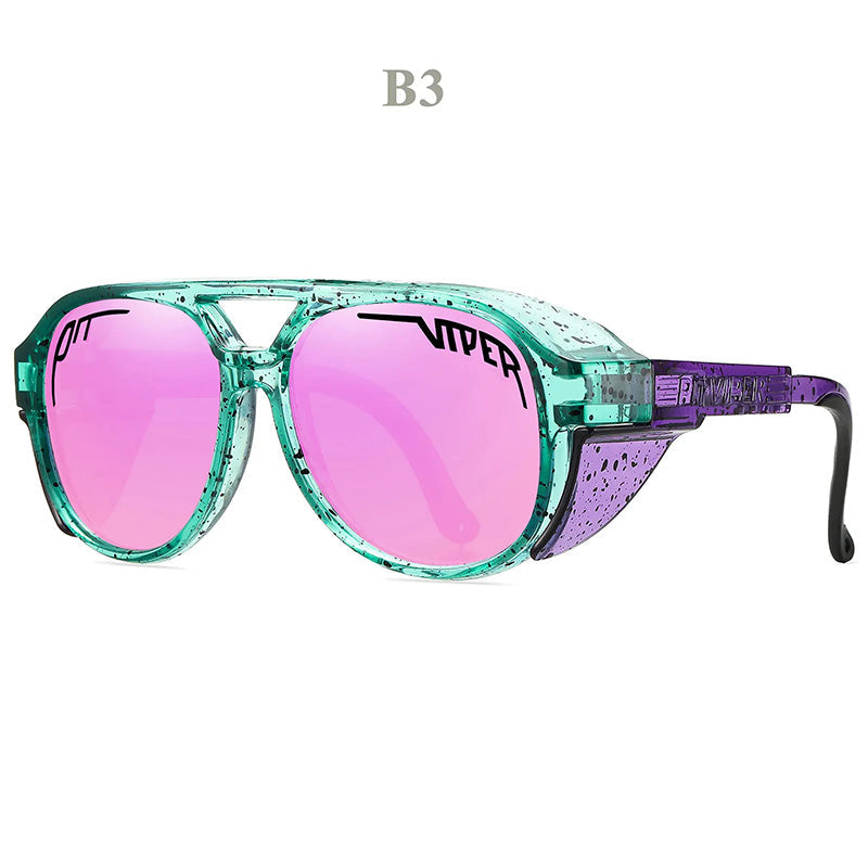 AeroGuard UV400 Windproof TAC Lenses Motorcycle Sunglasses