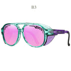 AeroGuard UV400 Windproof TAC Lenses Motorcycle Sunglasses