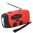 AeroVault Wind Up Radio with Solar Power Bank and Flashlight