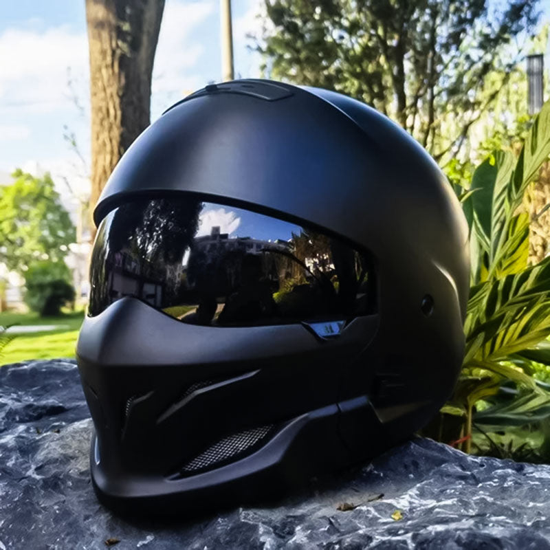 NimbusRider Aerodynamic Motorcycle Helmet With Ventilation