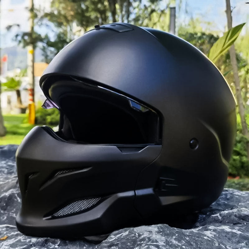 NimbusRider Aerodynamic Motorcycle Helmet With Ventilation