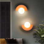 Arden Nordic Semicircle LED Wall Lamp For Living Areas