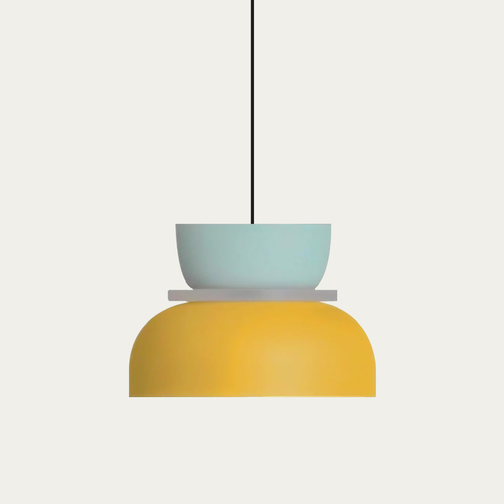 Scandi Color Block Pendant Lamp For Kitchen And Dining