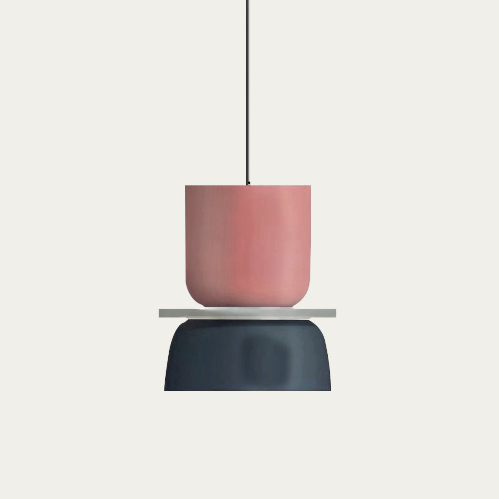 Scandi Color Block Pendant Lamp For Kitchen And Dining