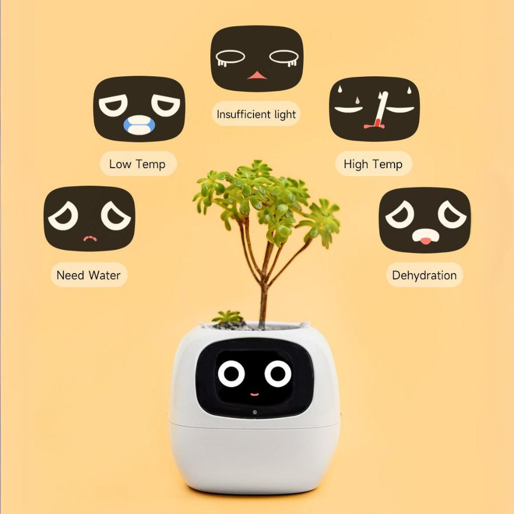 NexiLeaf Smart Planter With 70 Animations Alexa Connected