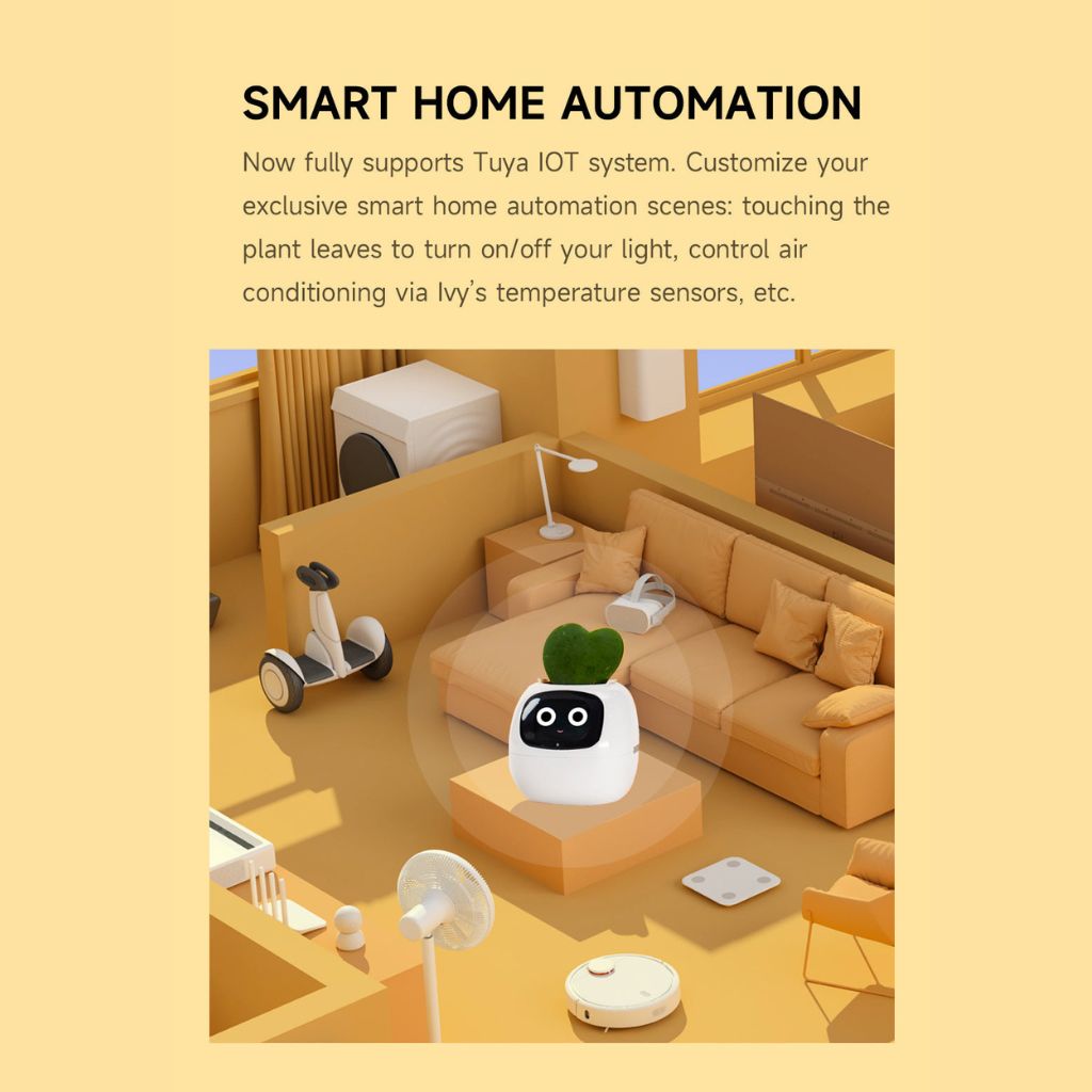 NexiLeaf Smart Planter With 70 Animations Alexa Connected