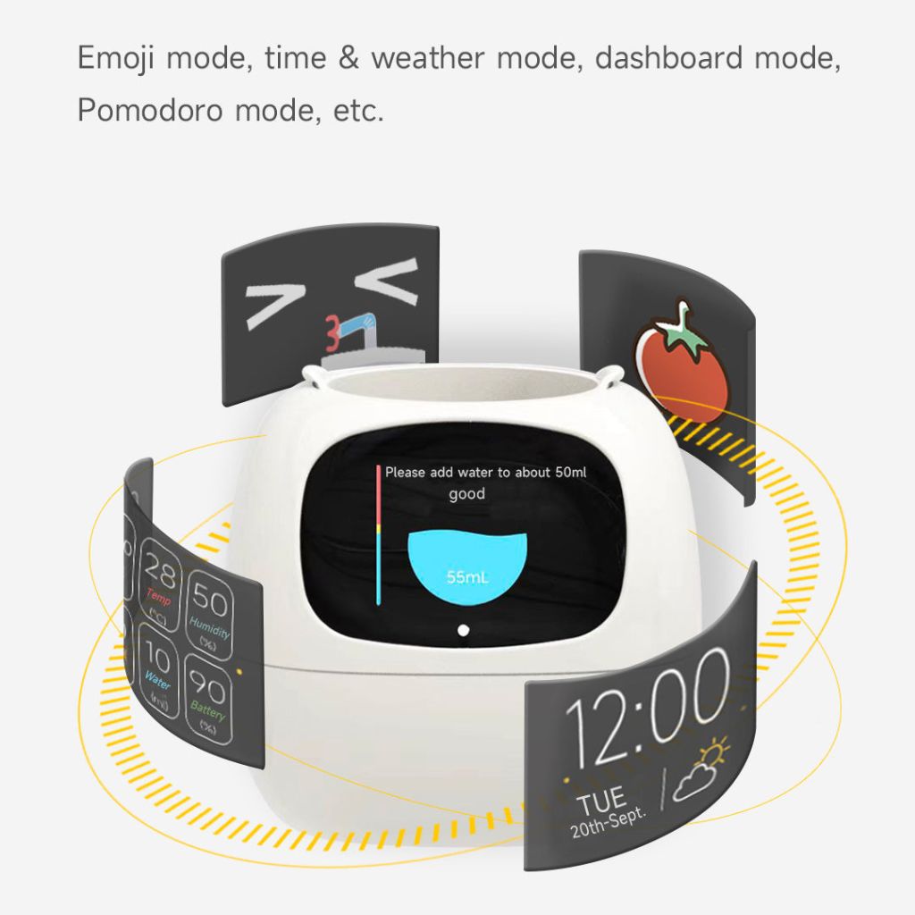 NexiLeaf Smart Planter With 70 Animations Alexa Connected