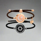 LumaLink SunMoon Couple Bracelets Long-Distance Touch