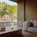 Volara Lava Flow Tischlampe, Bunte Ambient Wohnakzent