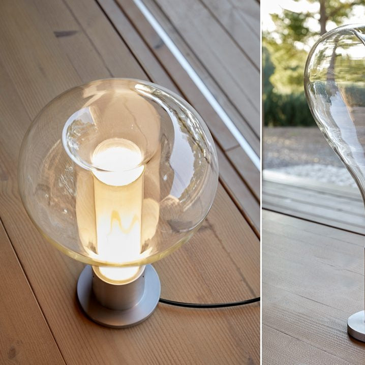 Volara Lava Flow Tischlampe, Bunte Ambient Wohnakzent