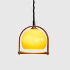 Rivara Wood Pendant Light, Vintage Dining And Kitchen Lamp