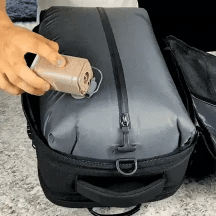 AeroSeal Travel Pack: Vacuum Compression Backpack For Space