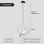 LumenBird Circle LED Pendant Lamp For Modern Ceilings