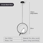 LumenBird Circle LED Pendant Lamp For Modern Ceilings