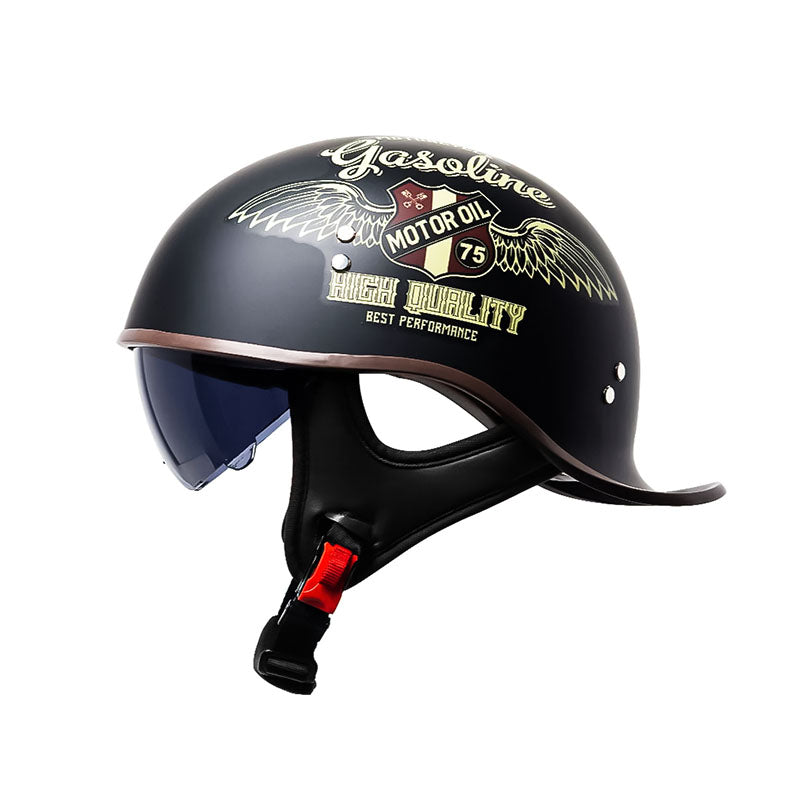 AstraRide Half Helmet Visor for Motorcycles DOT Certified