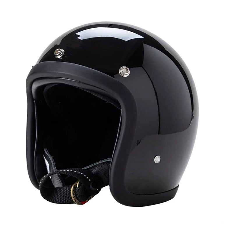 RidgeLine Retro Motorcycle Helmet DOT and ECE Certified