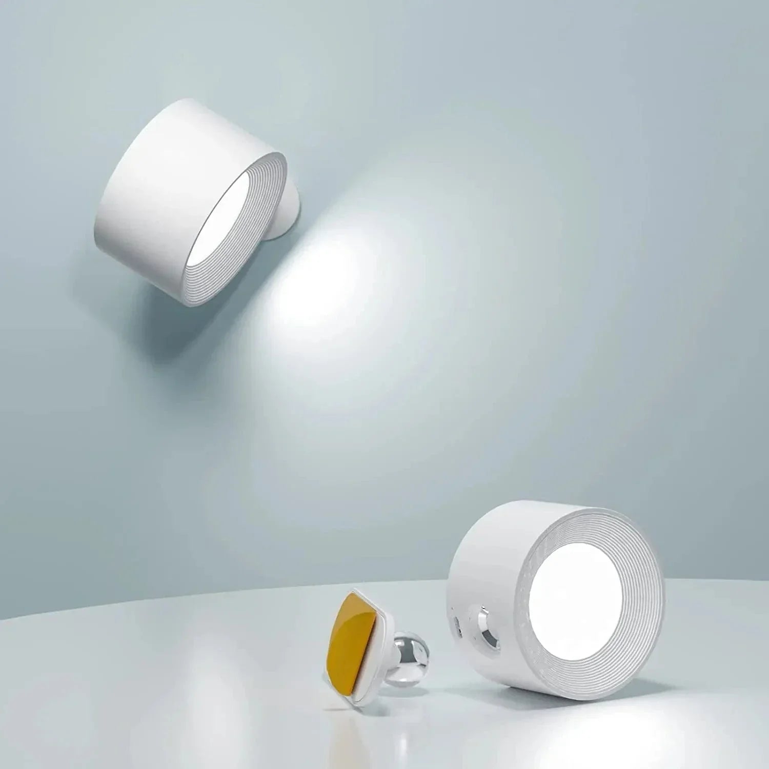 Luma Rechargeable Battery Wall Light, 360 Degree Adjustable