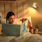 Luma Rechargeable Battery Wall Light, 360 Degree Adjustable