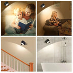 Luma Rechargeable Battery Wall Light, 360 Degree Adjustable