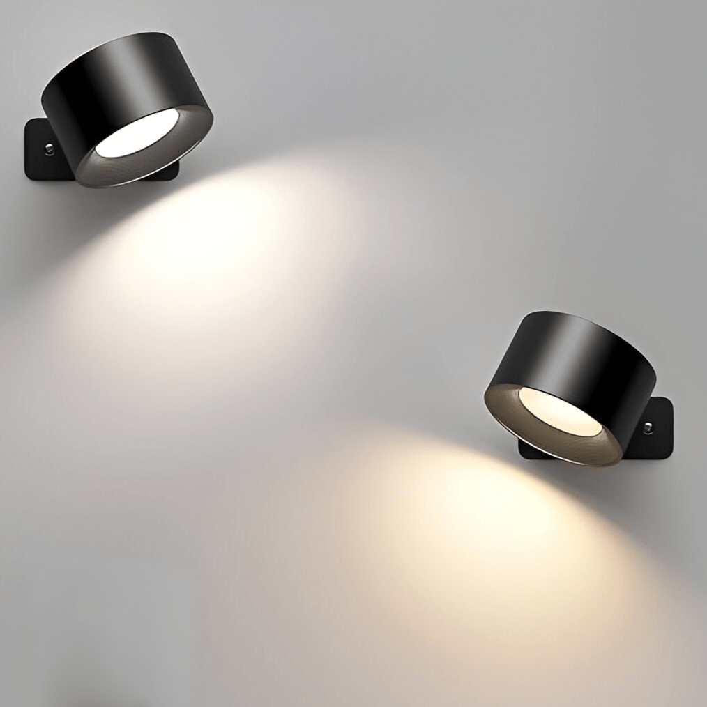 Luma Rechargeable Battery Wall Light, 360 Degree Adjustable