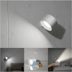 Luma Rechargeable Battery Wall Light, 360 Degree Adjustable