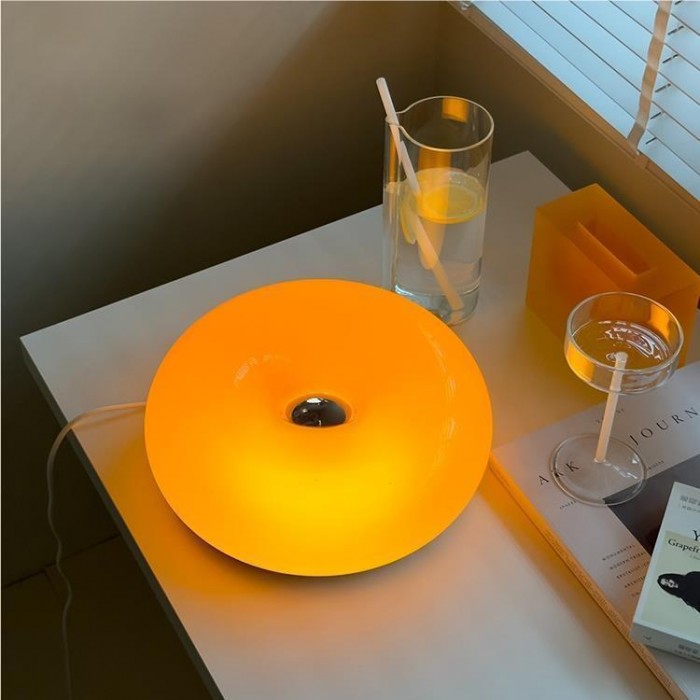 Lumora LED Donut Wall And Table Lamp For Ambient Lighting