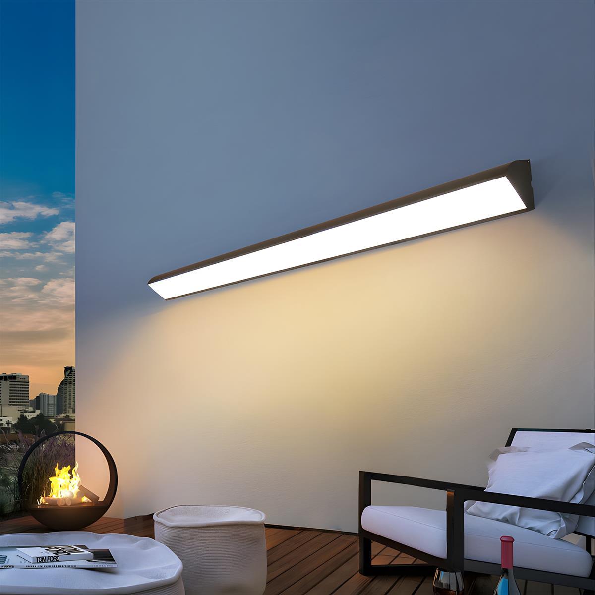 IP65 Waterproof LED Strip Lights for Outdoor Areas, Adjustable Angle
