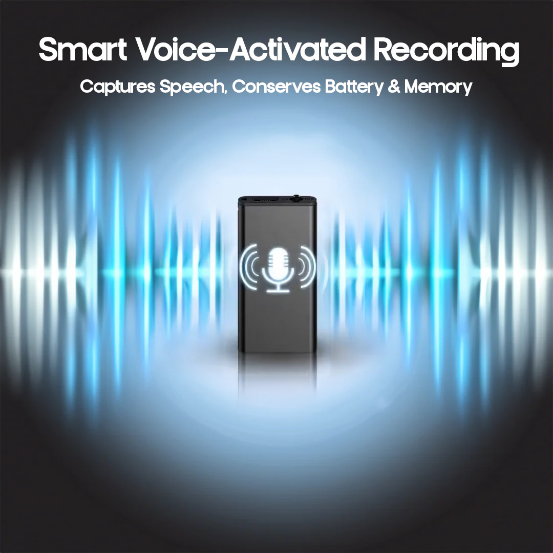 NovaWhisp Ultra Compact Mini Voice Activated Recorder
